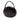 Black LOEWE Leather Anagram Round Handbag