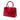 Red Prada Small Saffiano Vernice Turnlock Twin Satchel
