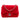 Red Chanel Mini Square Classic Velvet Single Flap Crossbody Bag