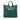 Blue Prada Vitello Daino Open Convertible Tote Satchel