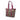 Beige Fendi Zucchino Canvas Superstar Shopping Tote