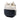 Black Chanel Small Bicolor Quilted Calfskin Gabrielle Bucket Bag
