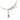 Silver Chanel Silver Plated CC Resin and Rhinestone Pendant Necklace - Designer Revival