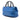 Blue Gucci Medium Metallic Calfskin Bamboo Shopper Satchel