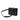 Black Gucci Calfskin Web Sylvie Belt Bag