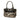 Brown Burberry Small Metallic Pleated Calfskin Healy Tote