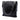 Black Chanel Perforated Crackled Metallic Calfskin Drill Tote