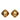 Gold Chanel Gold Plated CC Diamond Clip on Earrings - Designer Revival