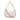 White Chanel Large Shiny Crumpled Quilted Lambskin Trendy Chain Around Hobo Satchel