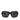 Black Miu Miu Square Tinted Sunglasses - Designer Revival