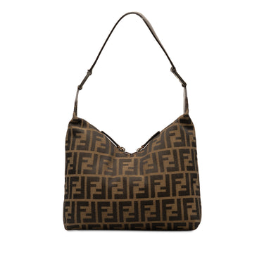 Brown Fendi Zucca Shoulder Bag - Designer Revival