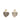 Gold Chanel CC Gold Plated Faux Pearl Strass and Resin Heart Drop Push Back Earrings