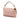 Pink Fendi Zucca Embossed Leather Baguette Satchel - Designer Revival