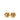 Gold Chanel Gold Plated CC Round Clip On Earrings