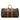 Brown Louis Vuitton Monogram Keepall 60 Travel Bag