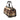 Brown Burberry Plaid Wool Boston Bag