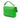 Green Fendi Mini Zucca Embossed Leather Baguette Satchel - Designer Revival
