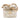 Gold Chanel CC Quilted Metallic Lambskin Cube Zip Clutch with Chain Vanity Bag