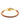 Gold Hermès Gold Plated and Leather Jumbo Hook  Bracelet - Designer Revival