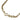 Gold Dior Gold Plated Strass CD Logo Pendant Necklace