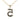 Gold Chanel CC Brass No 5 Strass and Faux Pearl Pendant Necklace