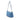 Blue Prada Vitello Daino Pochette Shoulder Bag