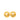 Gold Chanel CC Gold Plated Round Clip On Earrings