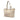 Beige Dior Large Canvas Cannage Print Cherie Shopper Tote
