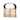 Beige Burberry Mini House Check Coated Canvas Handbag - Designer Revival