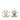 Silver Chanel Silver Plated CC Faux Pearl Clip On Earrings - Designer Revival