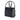Black Prada Bicolor Saffiano Double Turn Lock Top Handle Bag Handbag