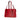 Red Burberry Leather Handbag - Designer Revival