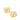 Gold Chanel CC Gold Plated Round Clip On Earrings