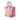 Pink Gucci Small GG Canvas Bree Satchel