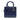 Blue Dior Medium Patent Cannage Lady Dior Satchel