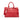 Red Prada Vitello Daino Open Convertible Tote Satchel - Designer Revival