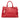 Red Prada Vitello Daino Open Convertible Tote Satchel - Designer Revival