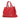 Red Prada Vitello Daino Open Convertible Tote Satchel - Designer Revival