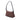 Brown Fendi Zebra Print Canvas Pochette Shoulder Bag