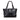 Black Chanel Glazed Calfskin Tweed Tweedy Shopping Tote