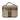 Brown Gucci GG Supreme Ophidia Vanity Bag