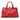 Red Bottega Veneta Small Nappa Intrecciato Roma Satchel