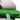 Green Hermès Milo Lambskin and Swift Grigri Rodeo Pegase Bag Charm PM Key Chain