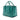 Green Prada Glace Calf Twin Pocket Double Handle Satchel
