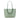 Green LOEWE Small Smooth Calfskin Anagram Tote Satchel - Designer Revival