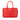 Red Bottega Veneta Nappa Intrecciato Brick Tote