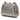 Silver Chanel Mini CC Quilted Metallic Lambskin Frame Crossbody