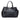 Black Prada Vitello Daino Open Convertible Tote Satchel