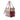 Beige Burberry Small Leather Trimmed Haymarket Check Coated Canvas Canterbury Tote