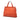 Orange Gucci Small Leather Bamboo Daily Satchel